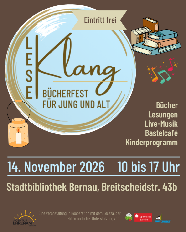 Leseklang am 14. November in der Stadtbibliothek